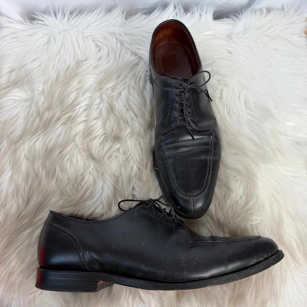 Allen Edmonds Benton Black Leather Split Toe Derby Dress Shoes 4308 Mens 11 D